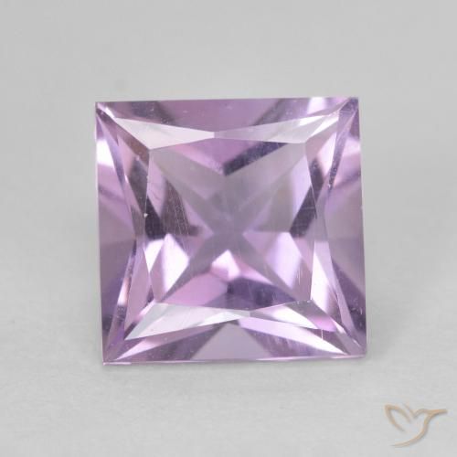 2.27ct طبيعي بنفسجى وردى متوسط جمشت, مربع, VVS-VS