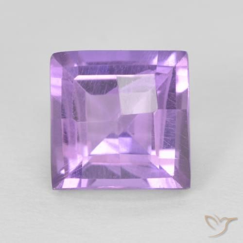 1.84ct طبيعي بنفسجى متوسط جمشت, مربع, VVS-VS