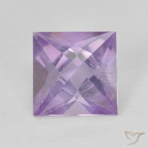 1.21ct طبيعي بنفسجي وردي جمشت, مربع, VVS-VS
