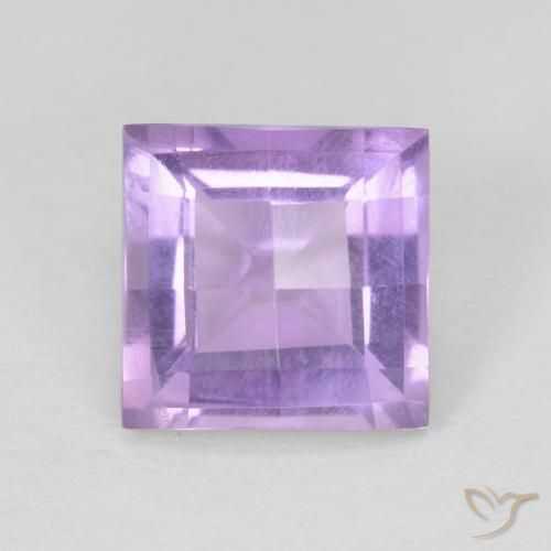 1.75ct طبيعي بنفسجى متوسط جمشت, مربع, VVS-VS
