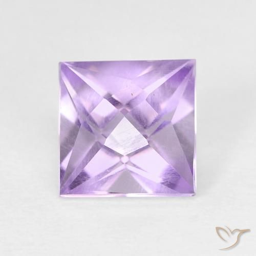 1.18ct طبيعي بنفسجى متوسط جمشت, مربع, VVS