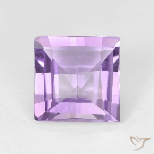 1.42ct طبيعي بنفسجى متوسط جمشت, مربع, VVS-VS