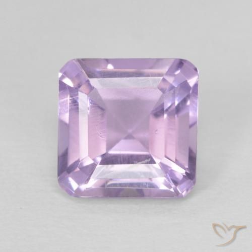 1.02ct طبيعي بنفسجى وردى فاتح جمشت, قص الزمرد, قليلا جدا