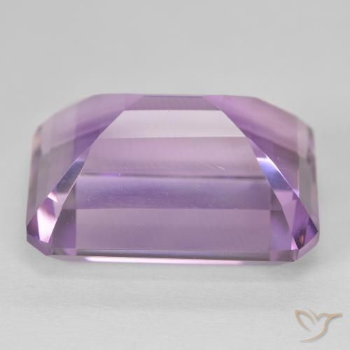 جمشت Medium Light Purplish-Violet طبيعي، ثمانى / قصة زمرد، 23.96 قيراط، VVS