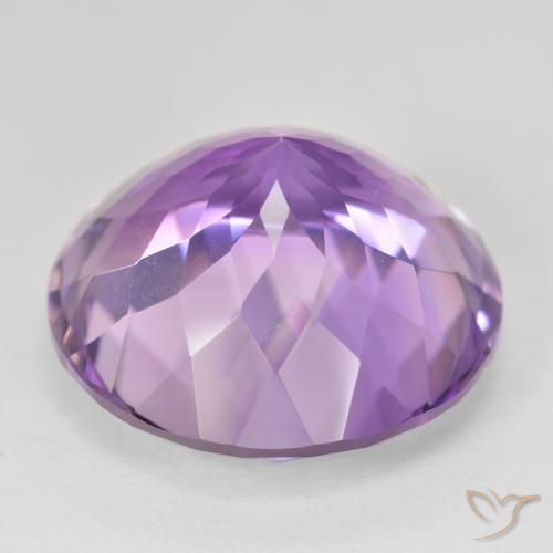 جمشت Medium Light Purplish-Violet طبيعي، دائري، 26.41 قيراط، VVS