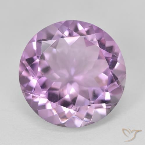 13.19ct طبيعي بنفسجى متوسط جمشت, دائري, VVS