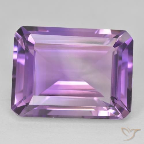 21.90ct طبيعي Medium Light Purplish-Violet جمشت, قص الزمرد, VVS