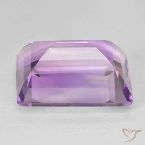 جمشت Medium Light Purplish-Violet طبيعي، ثمانى / قصة زمرد، 22.77 قيراط، VVS