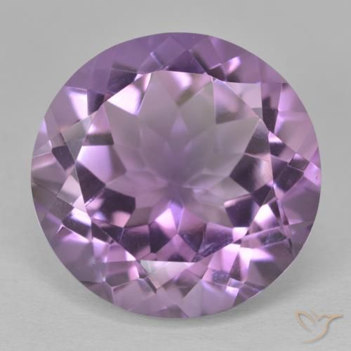 13.34ct طبيعي بنفسجى متوسط جمشت, دائري, VVS