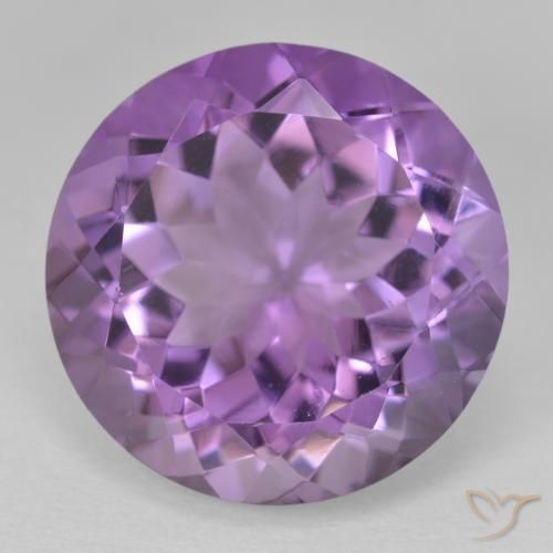 13.46ct طبيعي وردى-بنفسجى متوسط جمشت, دائري, VVS-VS