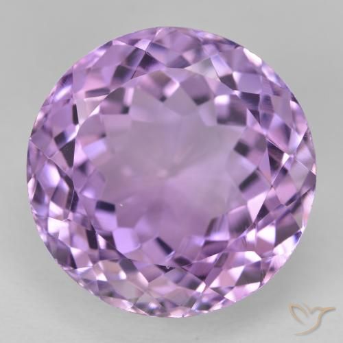 16.90ct طبيعي بنفسجى متوسط جمشت, دائري, VVS-VS