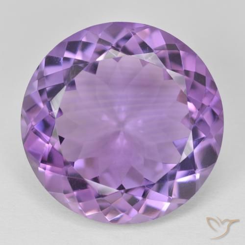 23.66ct طبيعي بنفسجى متوسط جمشت, دائري, VVS-VS