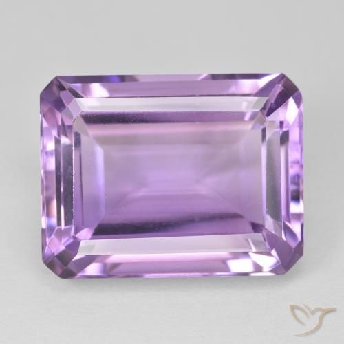 18.77ct طبيعي بنفسجى متوسط جمشت, قص الزمرد, VVS