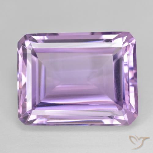 20.29ct طبيعي بنفسجى وردى متوسط جمشت, قص الزمرد, VVS