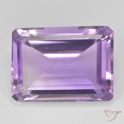 20.96ct طبيعي بنفسجى متوسط جمشت, قص الزمرد, VVS