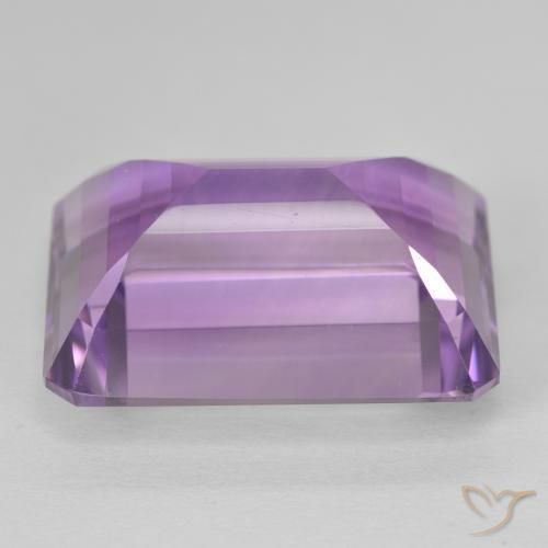 جمشت Medium Light Purplish-Violet طبيعي، ثمانى / قصة زمرد، 22.46 قيراط، VVS