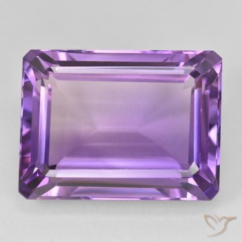 24.25ct طبيعي بنفسجى غامق جمشت, قص الزمرد, VVS