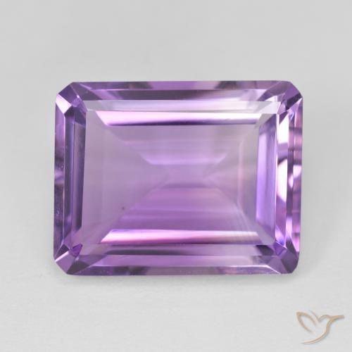 16.17ct طبيعي بنفسجي وردي جمشت, قص الزمرد, VVS-VS