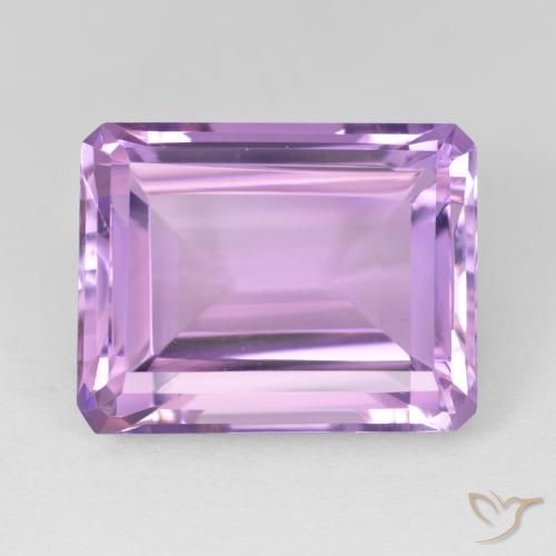 19.79ct طبيعي بنفسجي وردي جمشت, قص الزمرد, VVS-VS