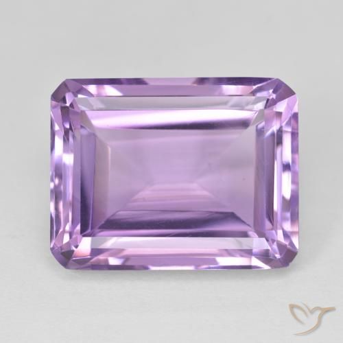 19.13ct طبيعي بنفسجي وردي جمشت, قص الزمرد, قليلا جدا