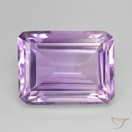 18.72ct طبيعي بنفسجي وردي جمشت, قص الزمرد, VVS-VS