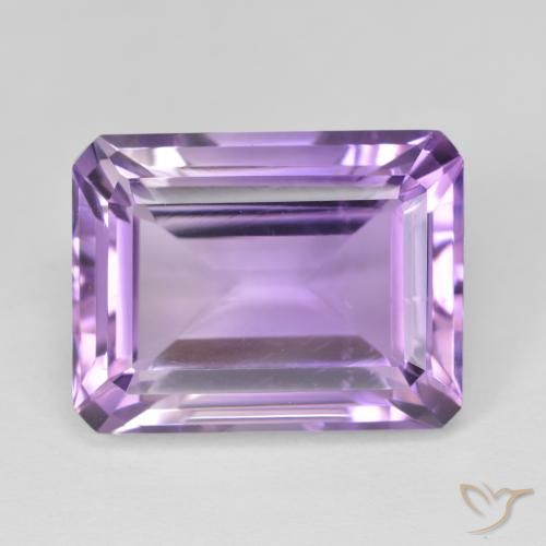 17.93ct طبيعي بنفسجى متوسط جمشت, قص الزمرد, قليلا جدا