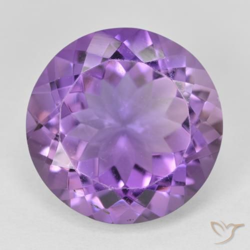 12.47ct طبيعي بنفسجي وردي جمشت, دائري, VVS