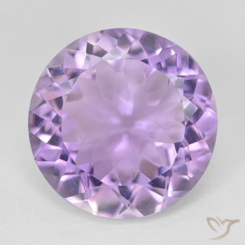11.38ct طبيعي بنفسجى متوسط جمشت, دائري, VVS-VS