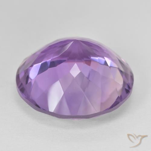 جمشت Medium Light Purplish-Violet طبيعي، دائري، 25.45 قيراط، VVS