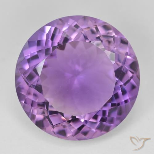 23.46ct طبيعي Medium Light Purplish-Violet جمشت, دائري, VVS