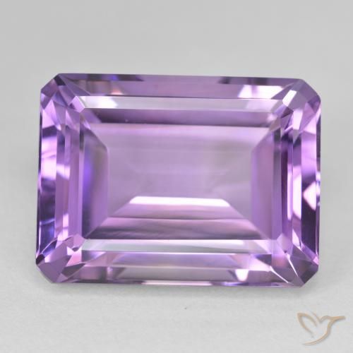 24.08ct طبيعي بنفسجى كثيف جمشت, قص الزمرد, VVS-VS