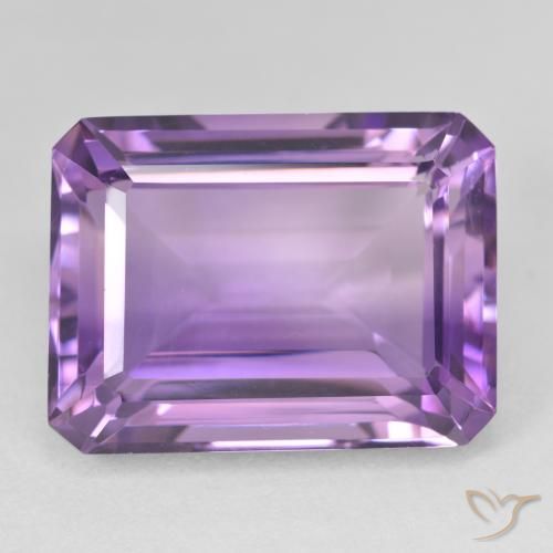 23.68ct طبيعي بنفسجي أرجواني جمشت, قص الزمرد, VVS