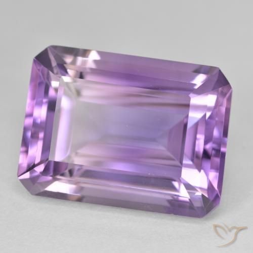 23.51ct طبيعي بنفسجى أرجوانى متوسط جمشت, قص الزمرد, VVS-VS