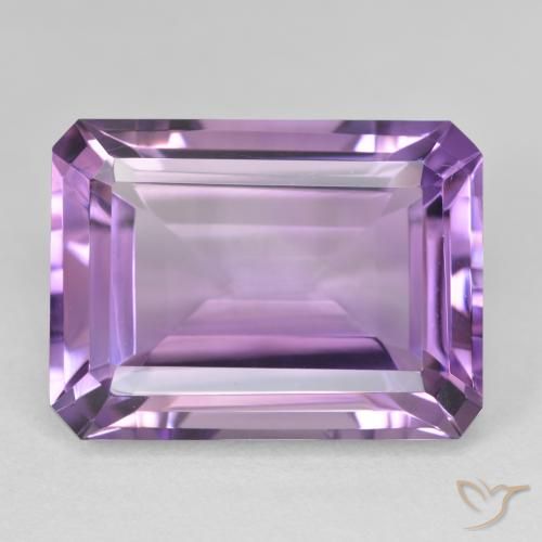 22.42ct طبيعي بنفسجى متوسط جمشت, قص الزمرد, VVS