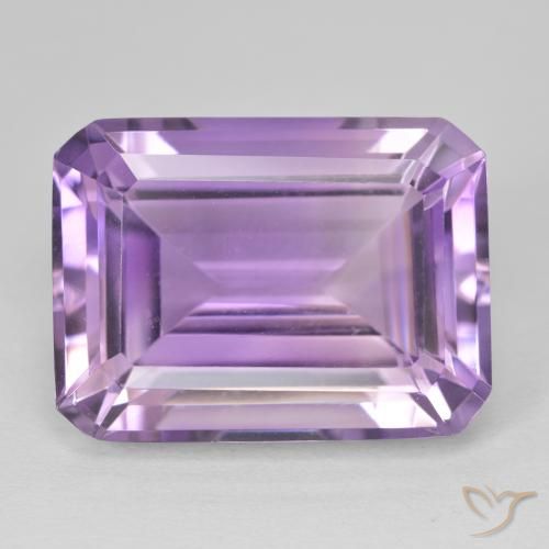 24.01ct طبيعي Medium Light Purplish-Violet جمشت, قص الزمرد, VVS