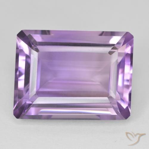 22.54ct طبيعي Medium Light Purplish-Violet جمشت, قص الزمرد, VVS