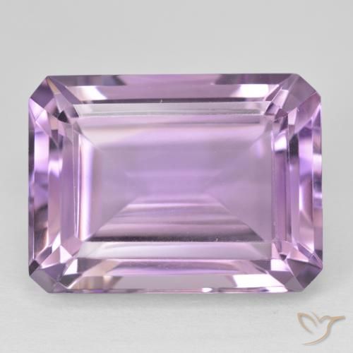 24.54ct طبيعي بنفسجى وردى متوسط جمشت, قص الزمرد, VVS