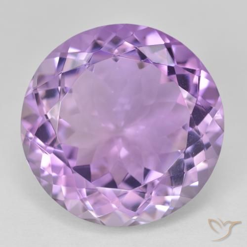 25.75ct طبيعي بنفسجي وردي جمشت, دائري, VVS