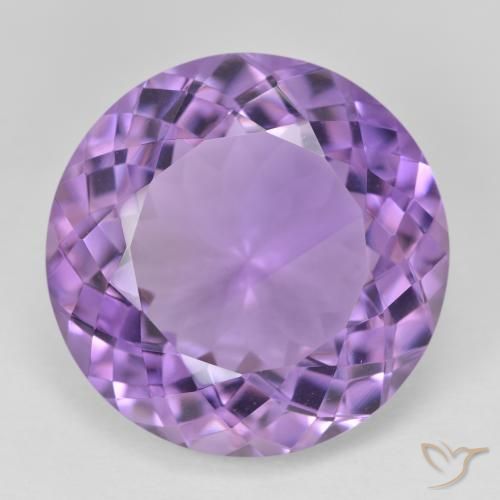 24.86ct طبيعي بنفسجي وردي جمشت, دائري, VVS