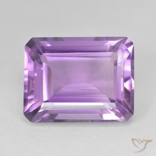 17.67ct طبيعي بنفسجي وردي جمشت, قص الزمرد, VVS-VS