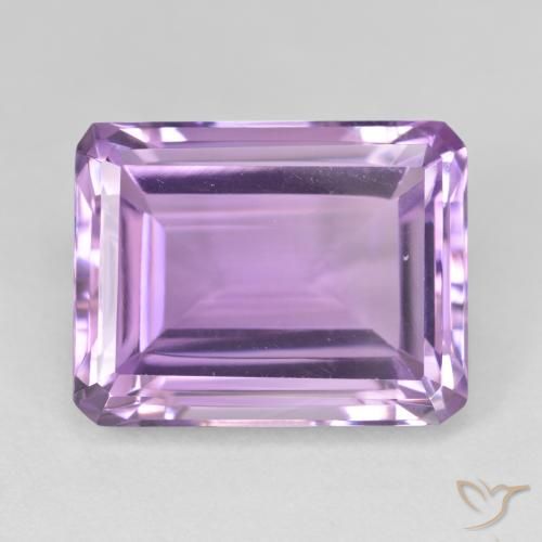 19.78ct طبيعي بنفسجي وردي جمشت, قص الزمرد, VVS-VS