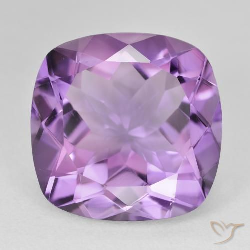 19.07ct طبيعي بنفسجى متوسط جمشت, وسادة, VVS