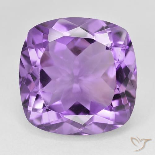 22.31ct طبيعي بنفسجى أرجوانى غامق جمشت, وسادة, VVS