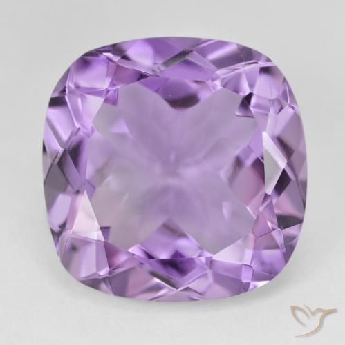 20.42ct طبيعي بنفسجى متوسط جمشت, وسادة, VVS