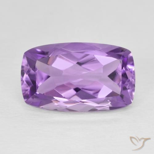 6.50ct طبيعي بنفسجى متوسط جمشت, وسادة, قليلا جدا
