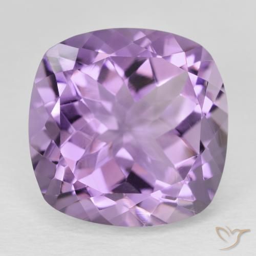 12.25ct طبيعي بنفسجى وردى متوسط جمشت, وسادة, VVS