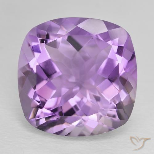 12.69ct طبيعي بنفسجى وردى متوسط جمشت, وسادة, VVS