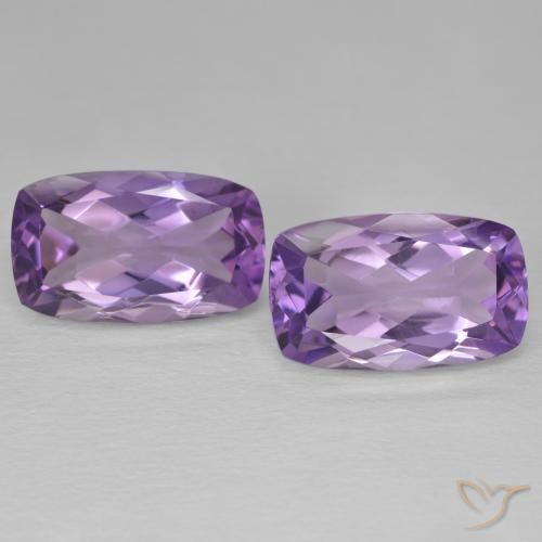 12.80ctw طبيعي Medium Light Purplish-Violet جمشت, وسادة, VVS