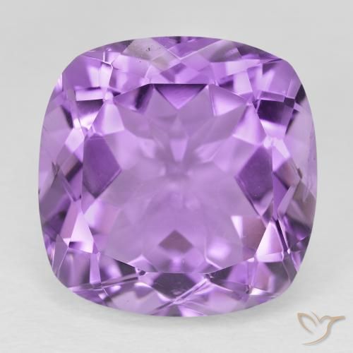 21.72ct طبيعي بنفسجى أرجوانى متوسط جمشت, وسادة, VVS-VS