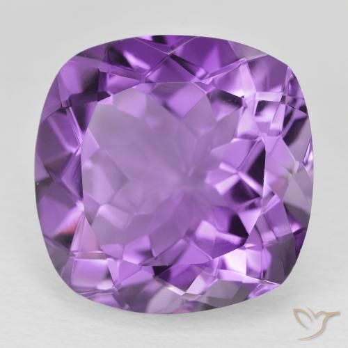 20.98ct طبيعي بنفسجى أرجوانى غامق جمشت, وسادة, VVS